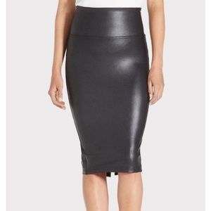 Spanx Faux Leather Pencil Skirt size S